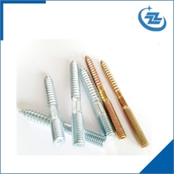 Double threaded tapping screw/hanger bolt