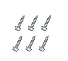 Hex washer Head Self Tapping Screw Blue/White/Yellow Zinc Plated