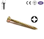 Pozi chipboard screw, type 17 deck screw with shank nibs