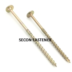Construction Screw for Wood with Torx Wafer Head  type-17 chipboard screw cutting yellow zinc plated
