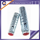 high quality 1pc type anchor bolt m12 white zinc plated with red head